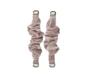 Slippers Removable Elastic Metal Connection Velvet Strap