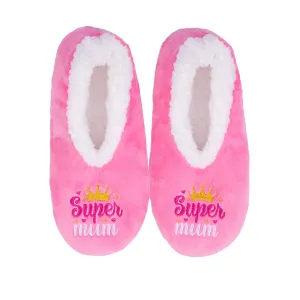 SnuggUps® Cosy Women's Slippers ~ Super Mum