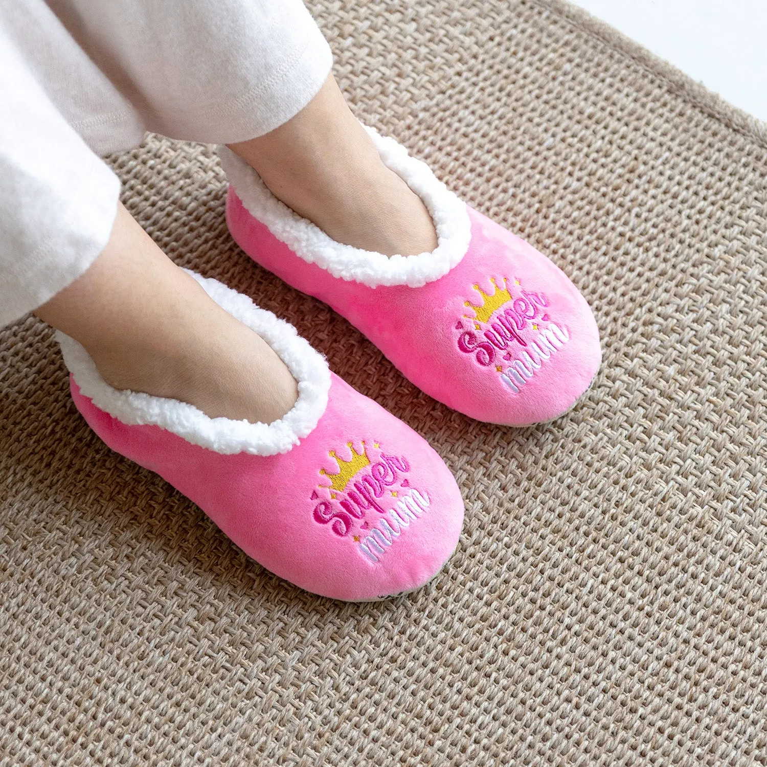 SnuggUps® Cosy Women's Slippers ~ Super Mum