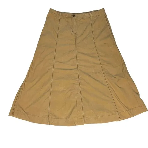 Soft Surroundings Maxi Skirt Corduroy Western Casual Modest Women's 18 Plus Size