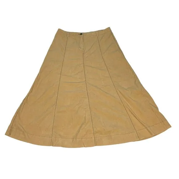 Soft Surroundings Maxi Skirt Corduroy Western Casual Modest Women's 18 Plus Size