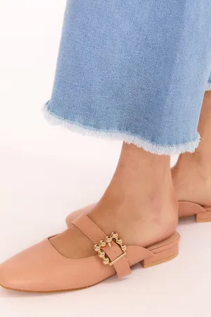 SQUARE TOE MARY JANE MULES