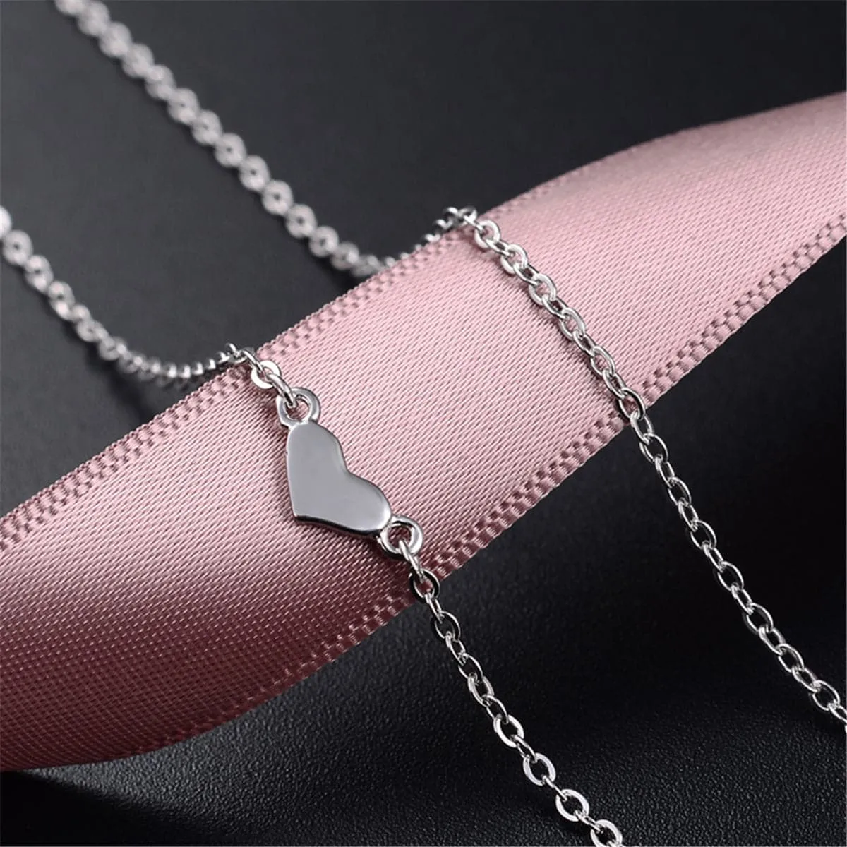 Sterling Silver & Cubic Zirconia Triple Rose Pendant Necklace