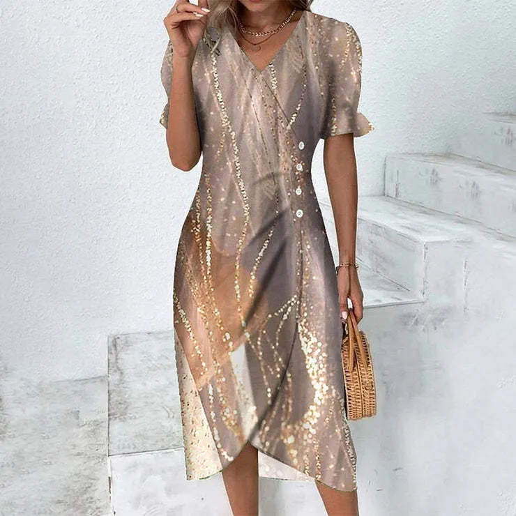 Summer Breeze™ | Women's Summer Dress | Lightweight Cotton, Floral Print, Sleeveless Design & Relaxed Fit
