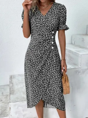 Summer Breeze™ | Women's Summer Dress | Lightweight Cotton, Floral Print, Sleeveless Design & Relaxed Fit