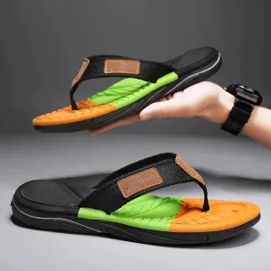 Summer Men's Flip Flops – Breathable, Non-Slip Beach Slippers