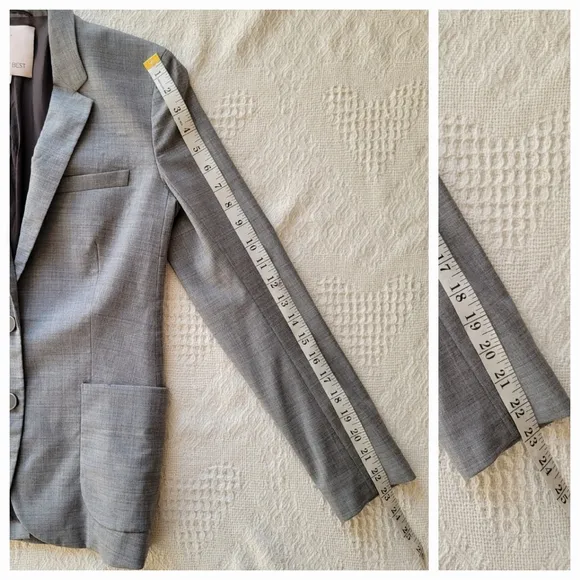 Sunday Best by Aritzia Wool Blend Casual Business Everyday Button-up Blazer