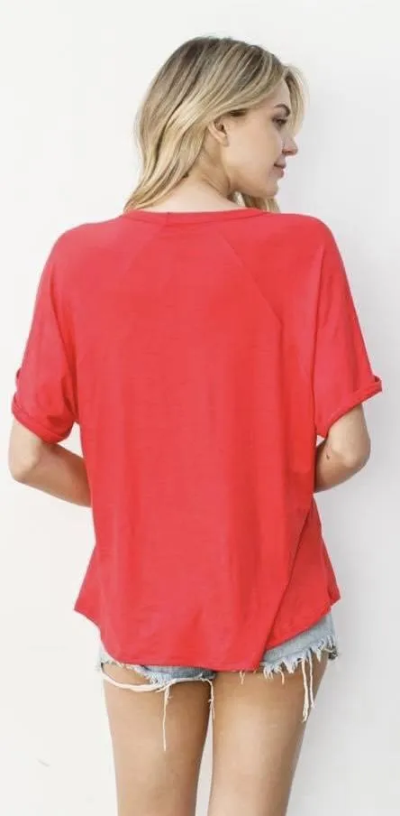 Super Soft Basic V-Neck Tee -- 3 Colors!
