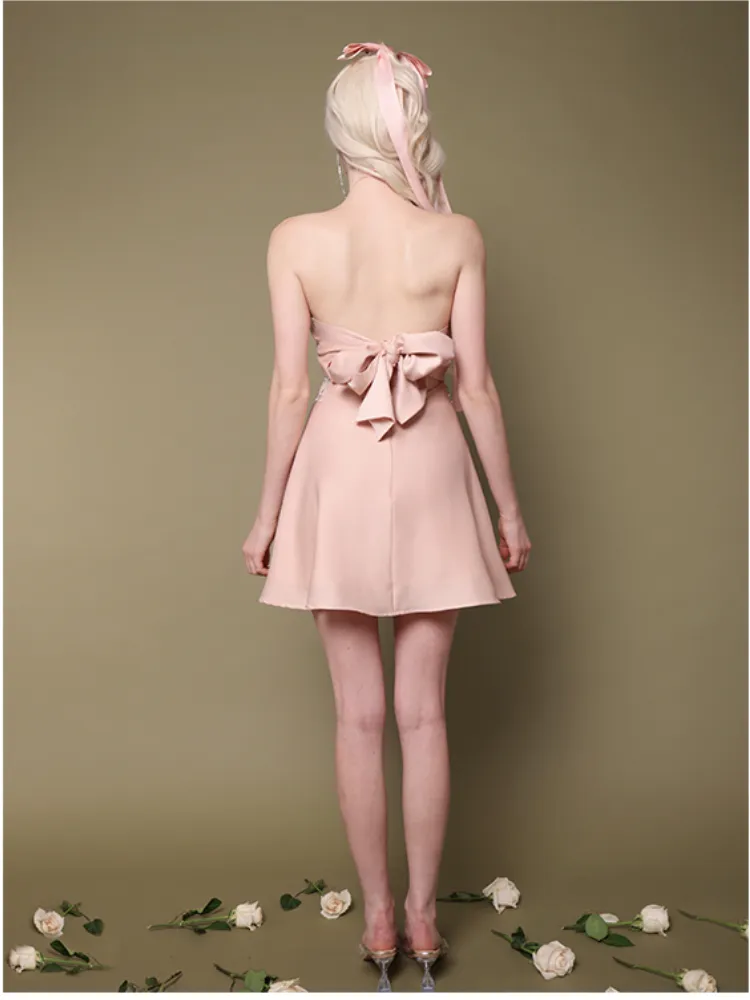 Sweetheart Crystal Bow Dress