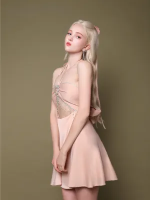 Sweetheart Crystal Bow Dress