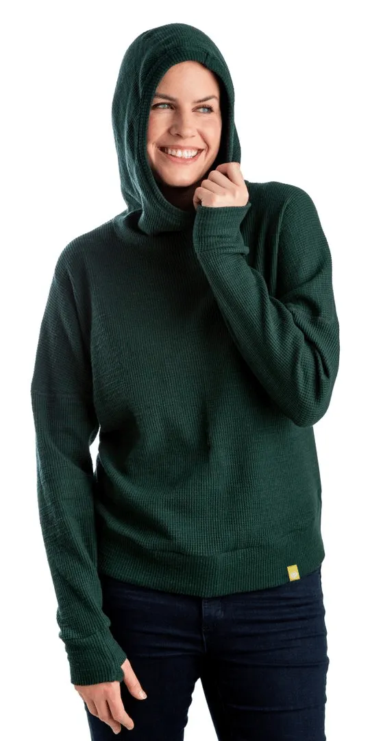 Take It Outside Women's Slub Waffle Hoody