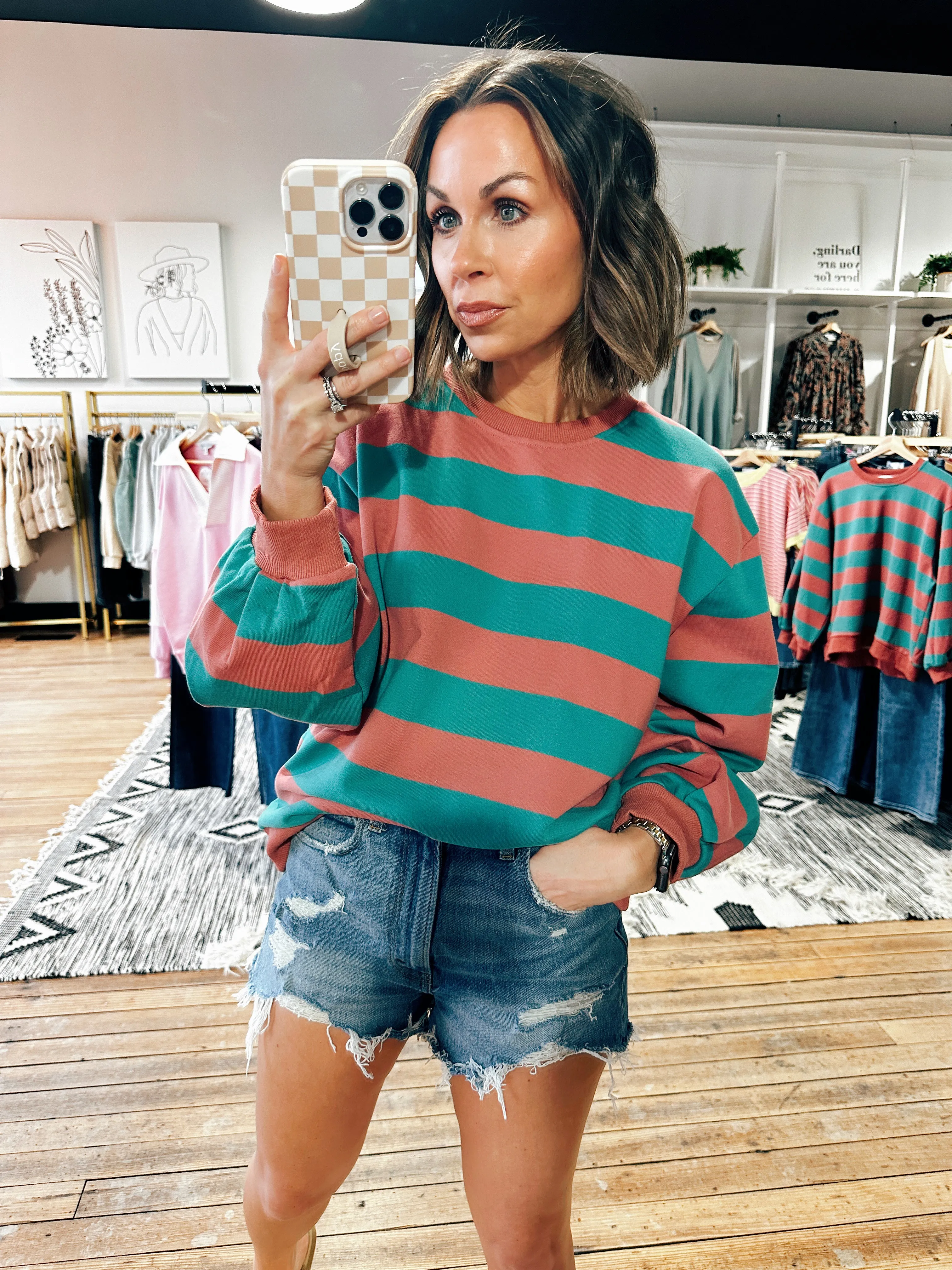 Tessa Rugby Pullover-2 Colors