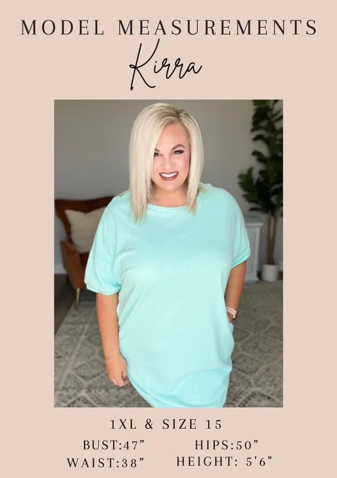 The Basics Reversible Longline Tank in Dark Teal