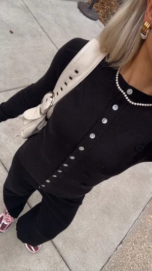 The Sophie Cardigan// Black