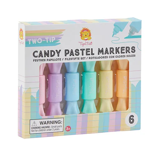Tiger Tribe Two-Tip Candy Pastel Markers