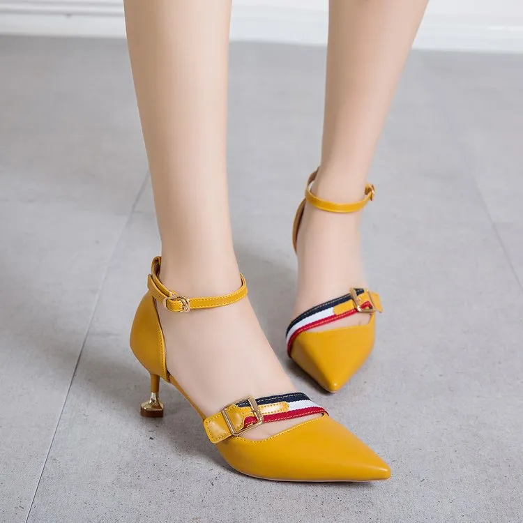 Tip Stiletto Low Heels