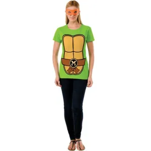 Tmnt Michelangelo Ladies Tee Size L