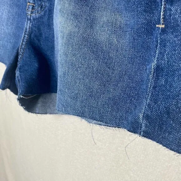 Tommy Jeans Hotpant Frayed Denim Jean Shorts Size 32 Tommy Hilfiger Blue New