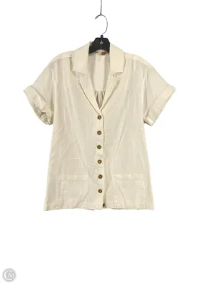 Top Short Sleeve By Pilcro In White, Size: Xs