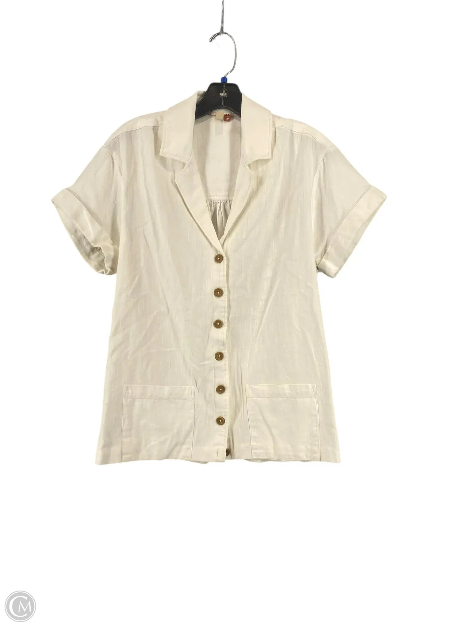 Top Short Sleeve By Pilcro In White, Size: Xs