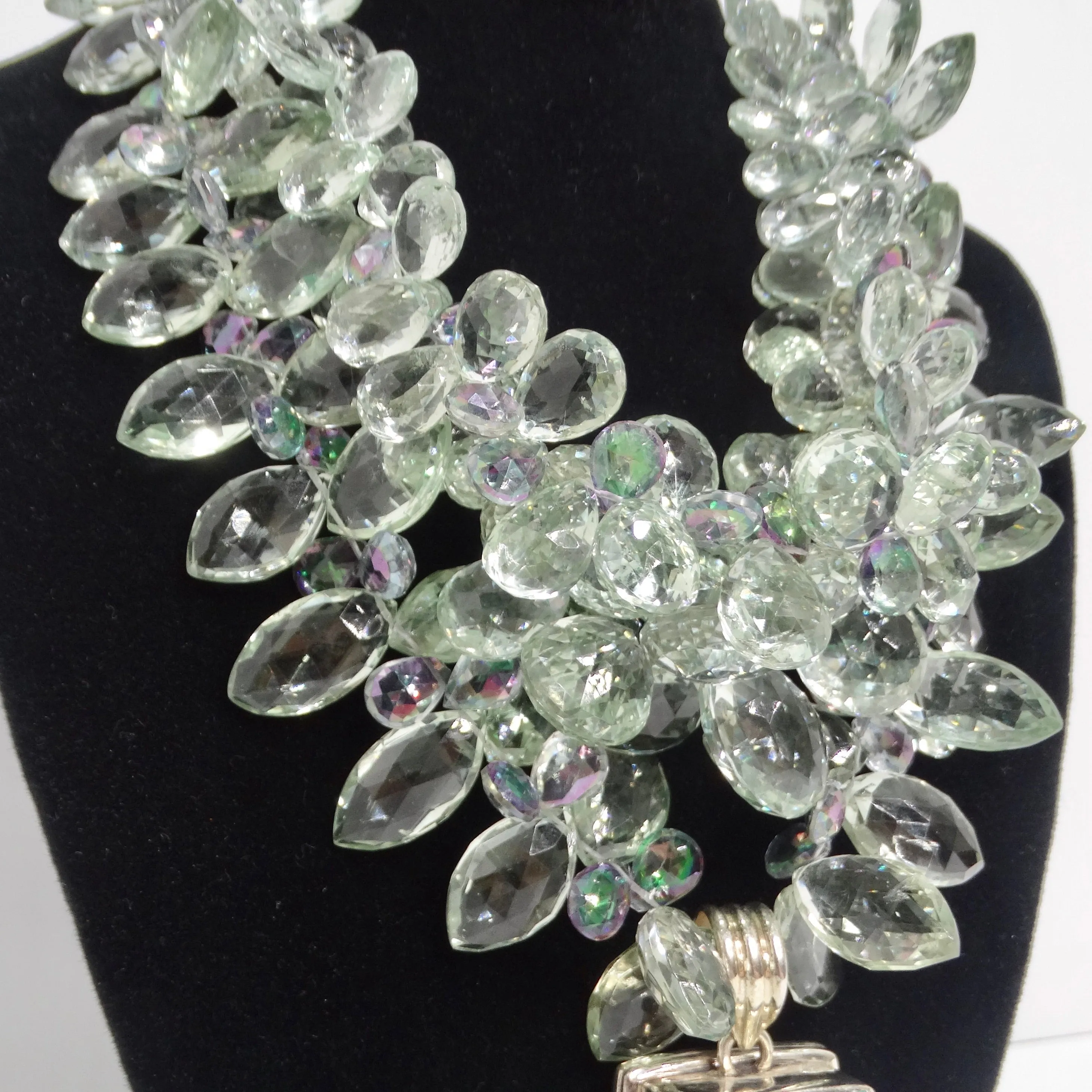 Tourmaline 100 Carat Multi Strand Statement Necklace