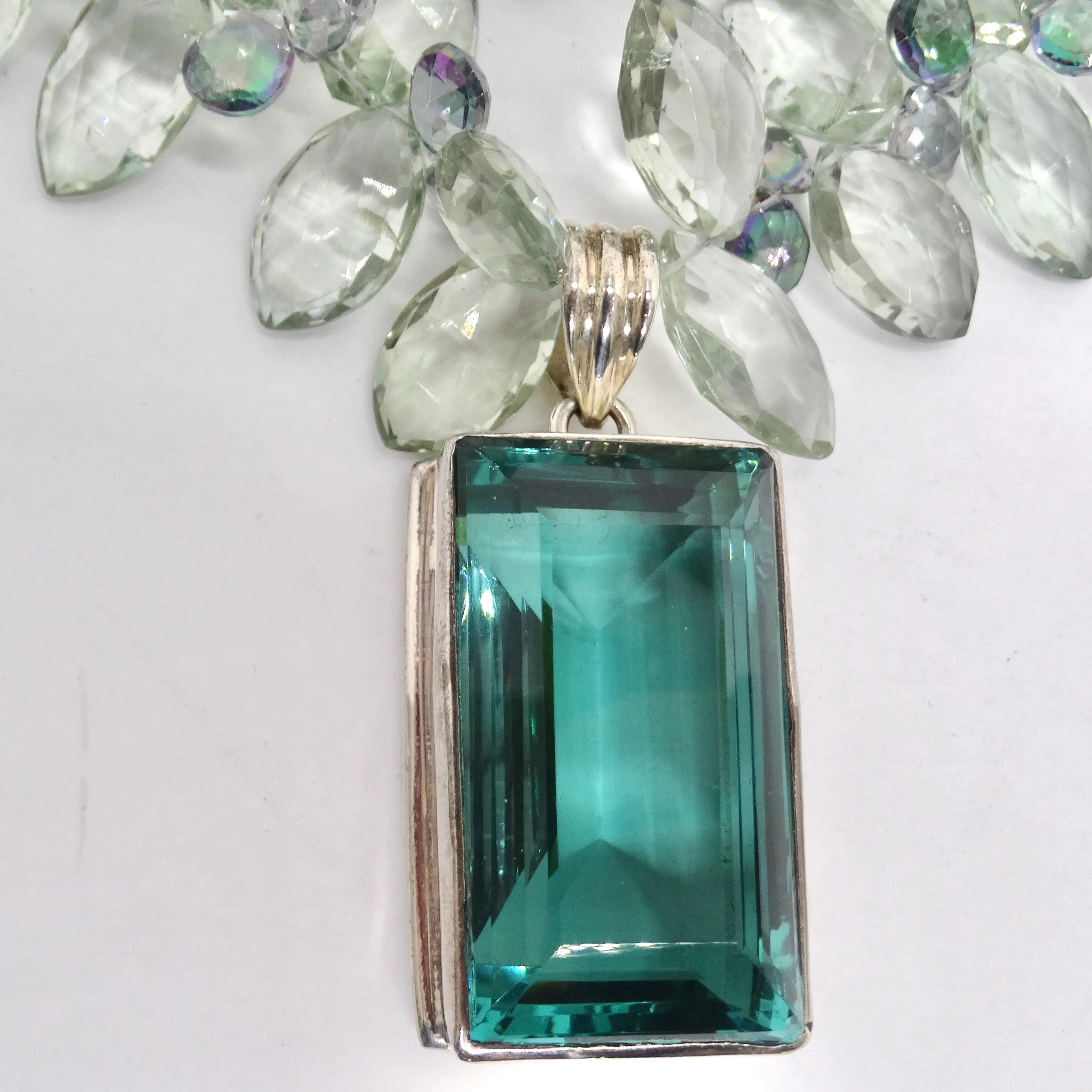 Tourmaline 100 Carat Multi Strand Statement Necklace