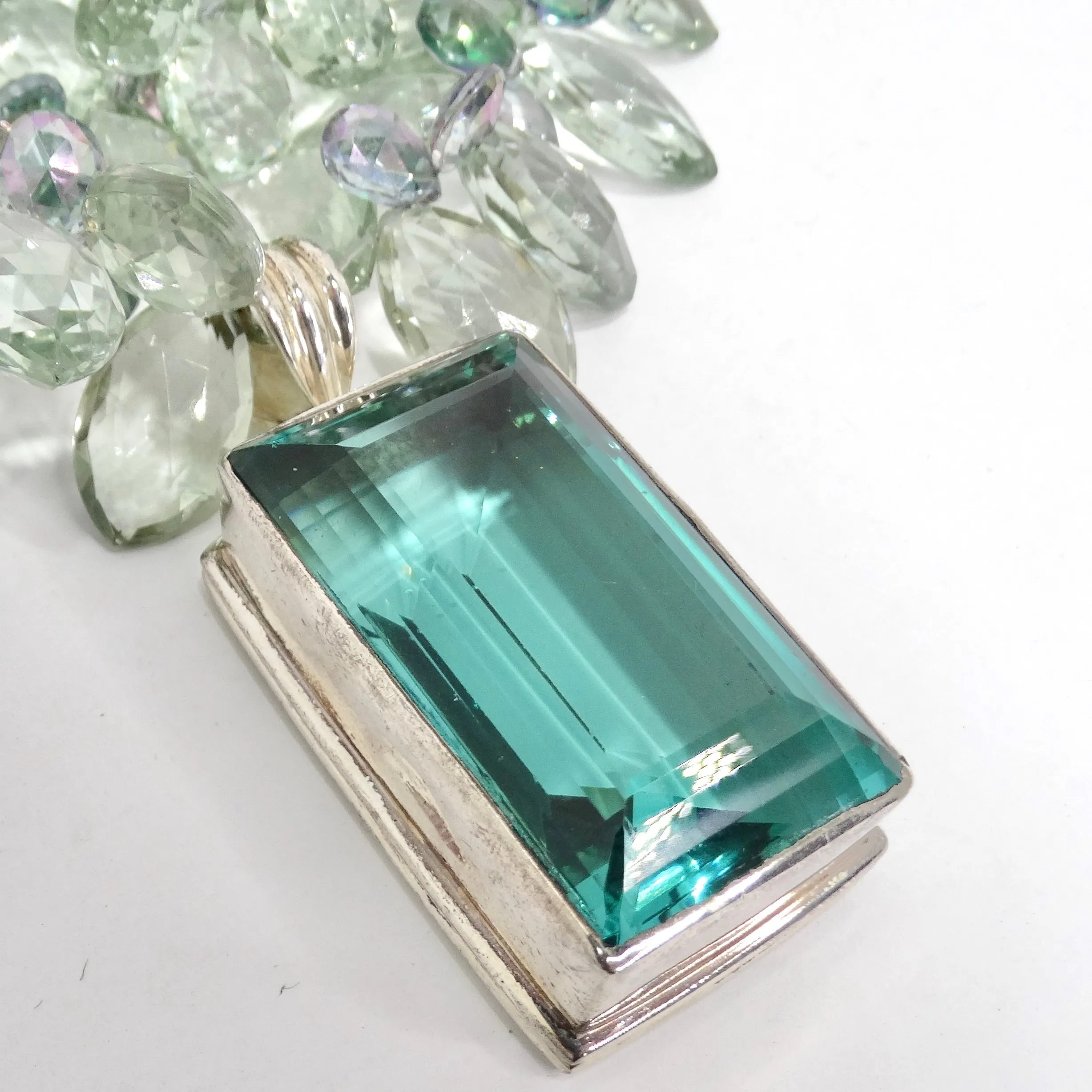 Tourmaline 100 Carat Multi Strand Statement Necklace