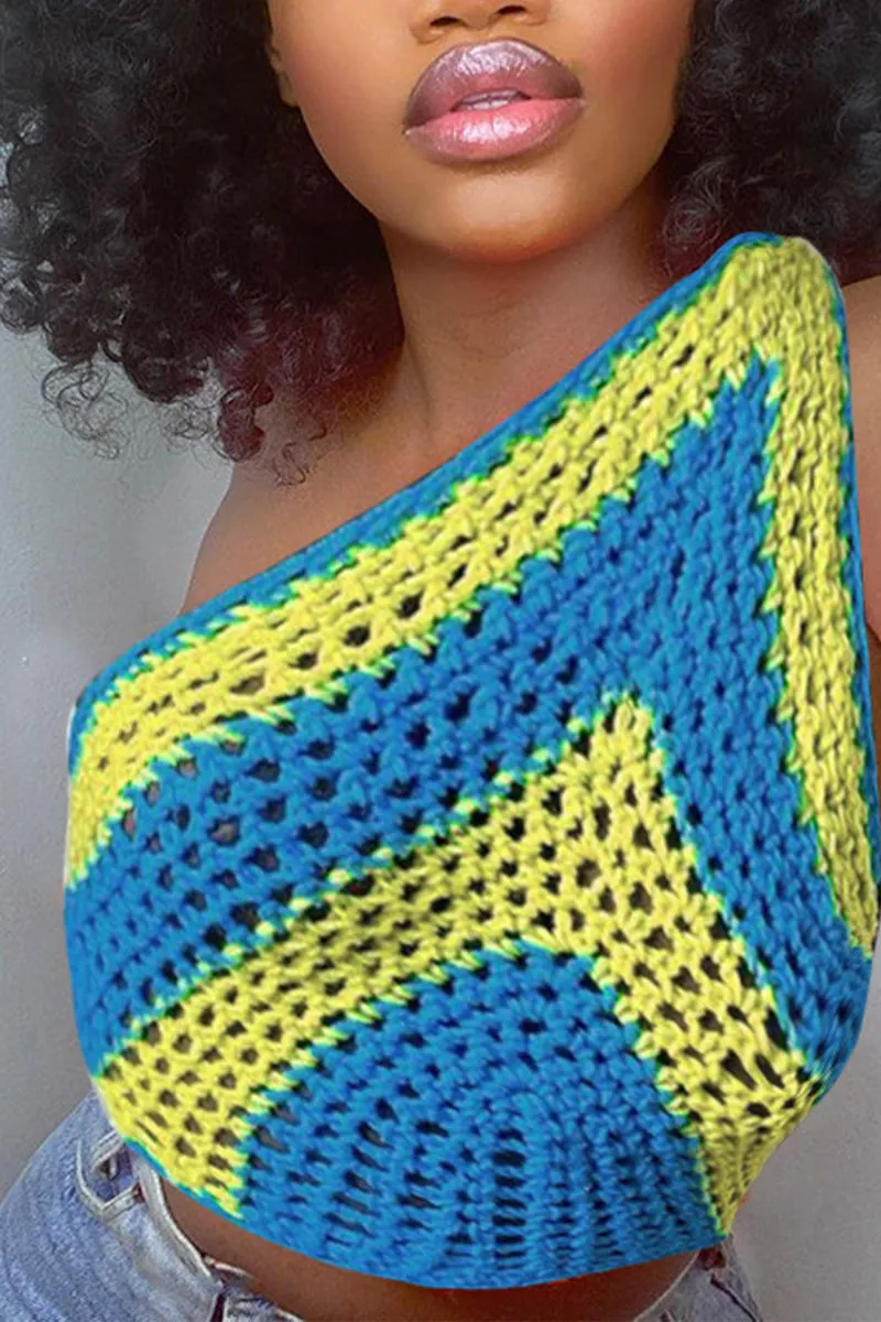 TR3148 Crochet Crop Top