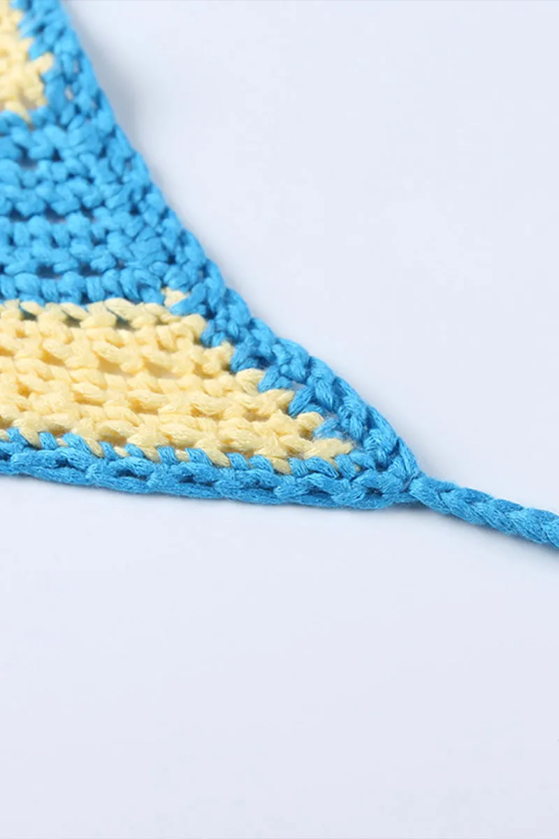 TR3148 Crochet Crop Top