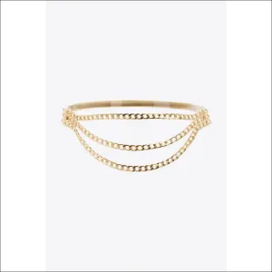 Triple-Layered Metal Chain Belt