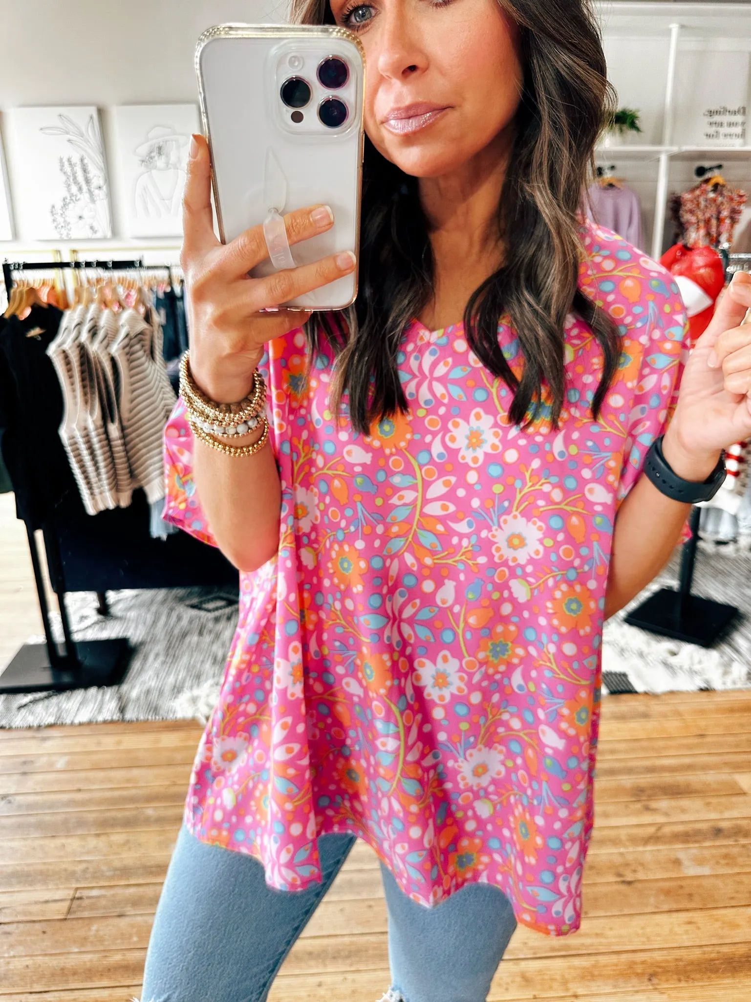 Trista Pink Floral -ALL SALES FINAL