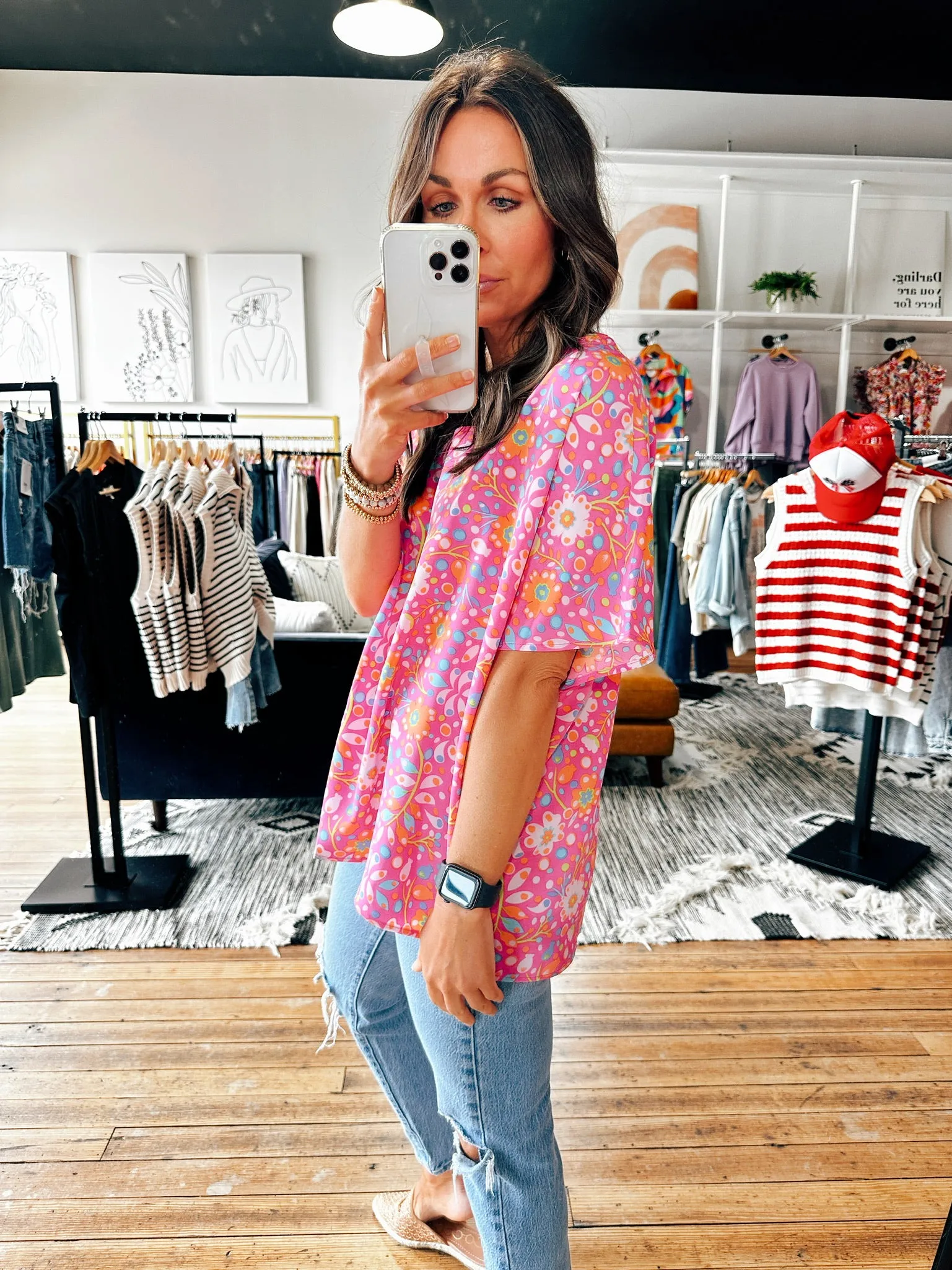 Trista Pink Floral -ALL SALES FINAL