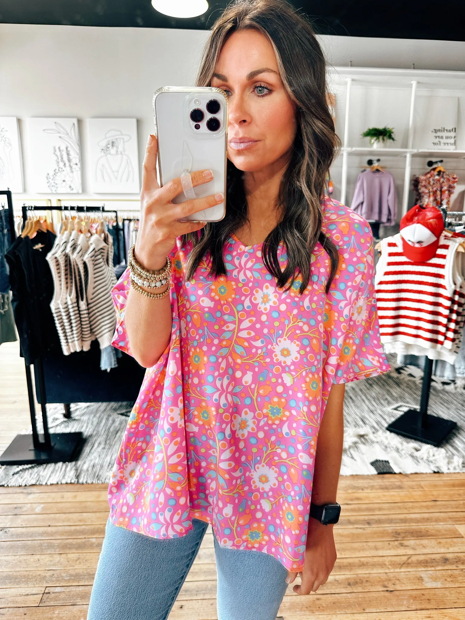 Trista Pink Floral -ALL SALES FINAL