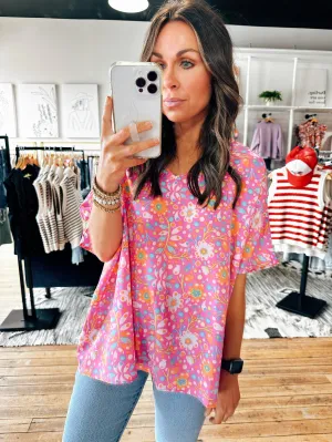 Trista Pink Floral -ALL SALES FINAL