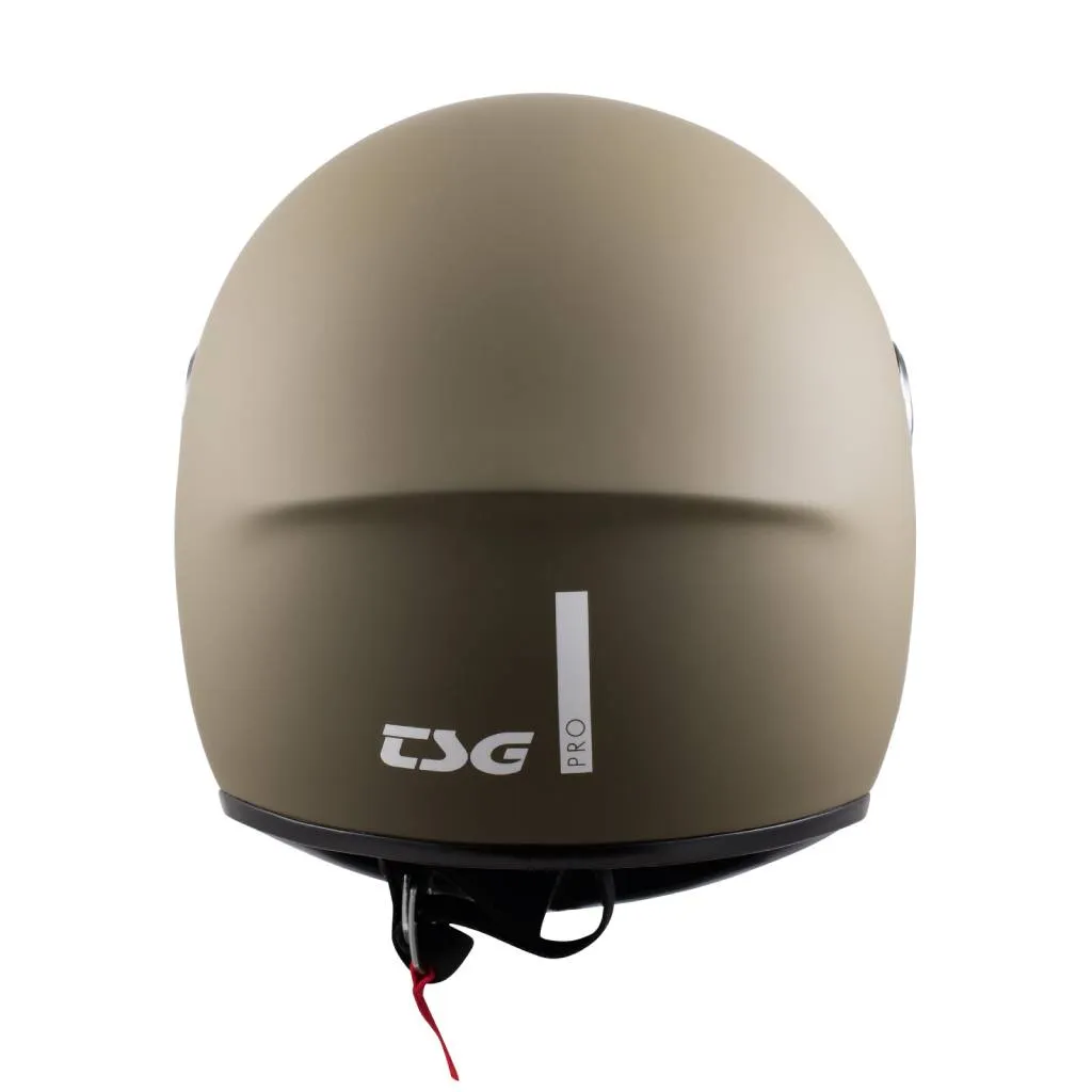 TSG Pass Pro downhill fullface helmet in Matt Firwood