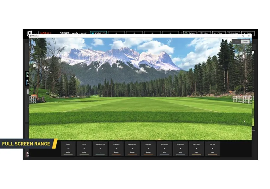 Uneekor EYE MINI PerfectBay Golf Simulator Package