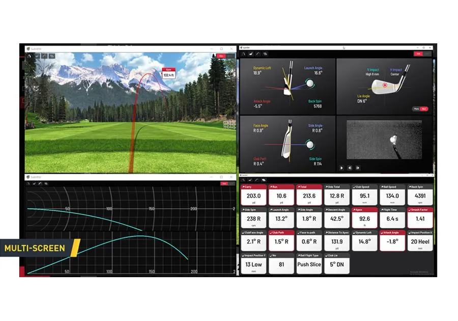 Uneekor EYE XO/EYE XO2 PerfectBay Golf Simulator Package
