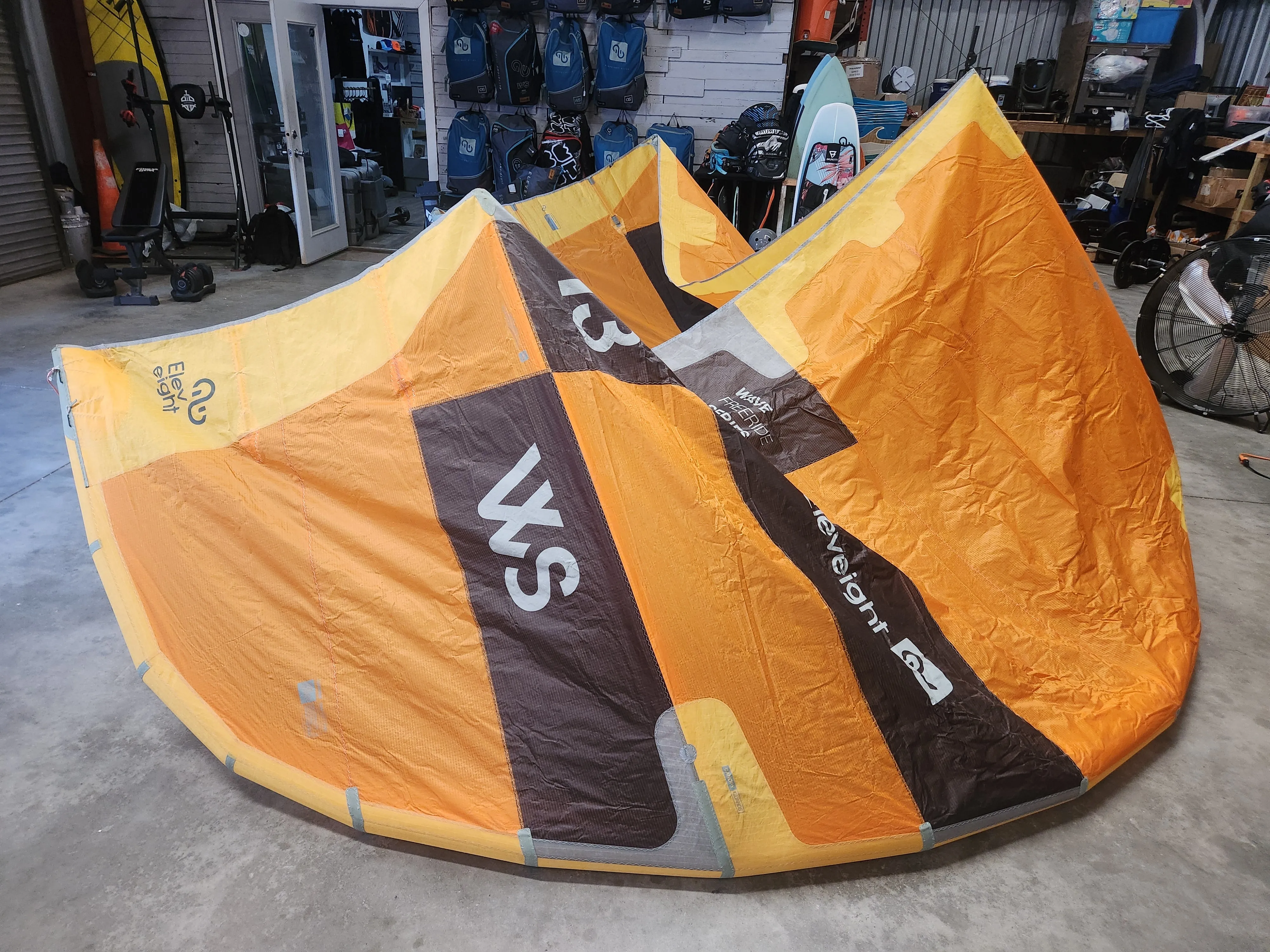 USED 2020 Eleveight WS V3 13m Kiteboarding Kite Only