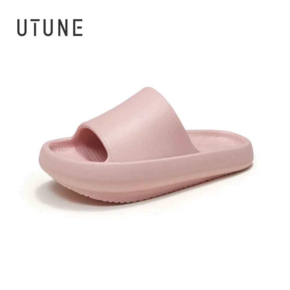 UTUNE EVA Negative Heel Slippers - Sakura Pink, Size 39-40