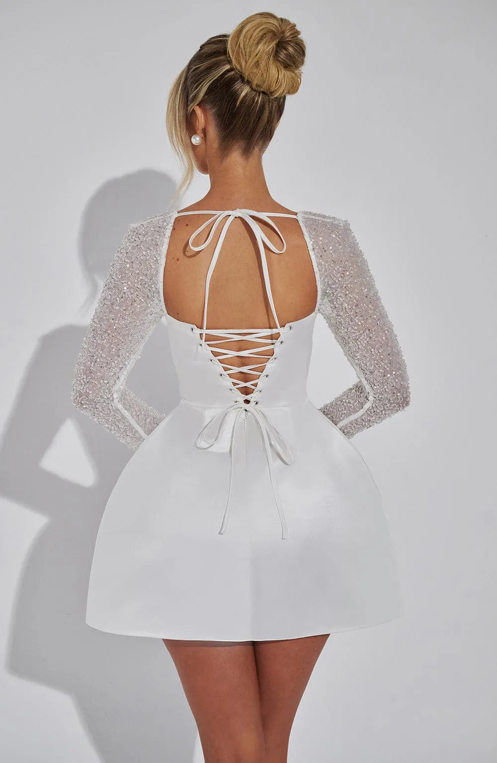 Valeria Mini Dress - Ivory