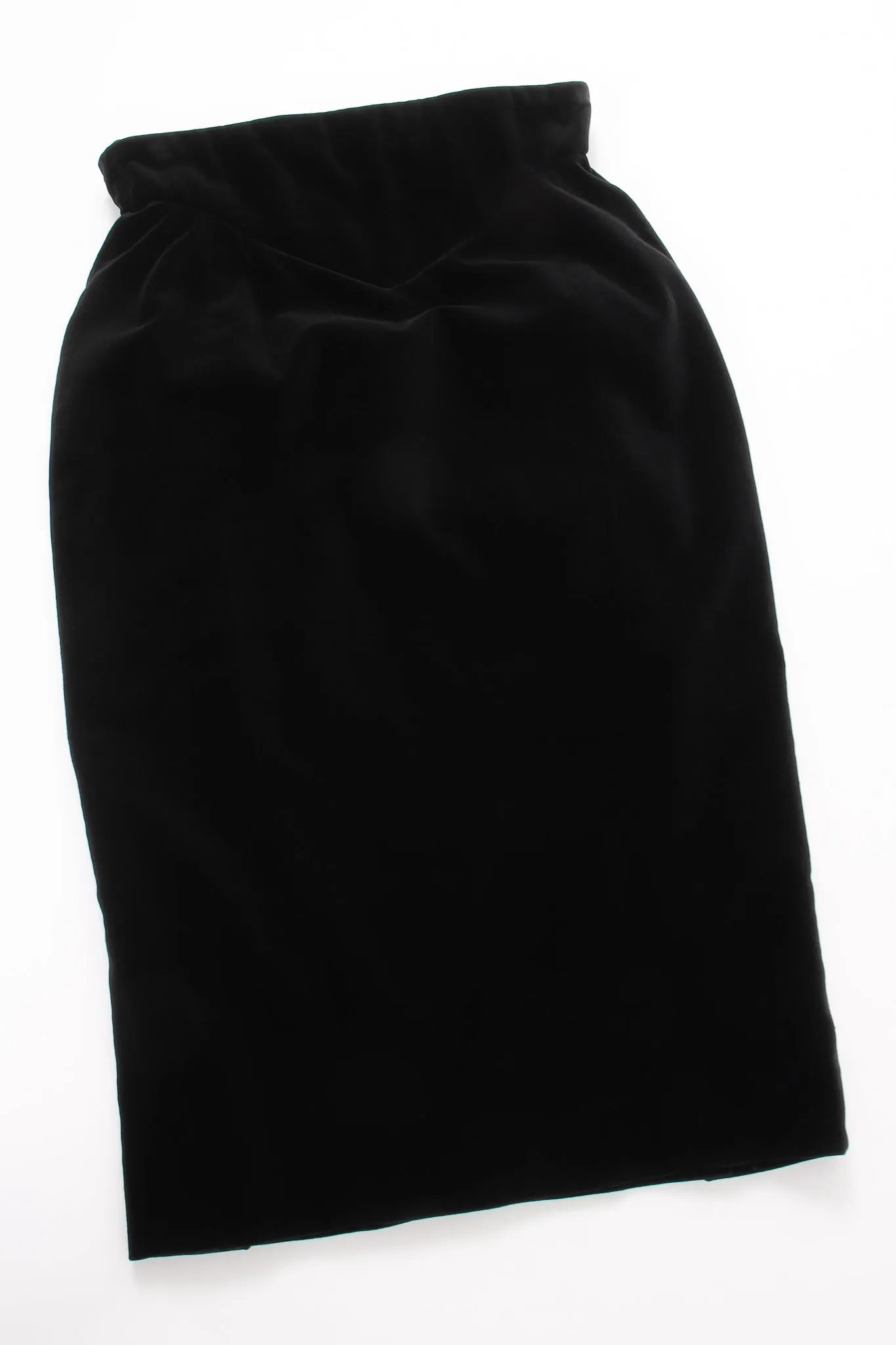 Velvet Yoke Cinch Skirt