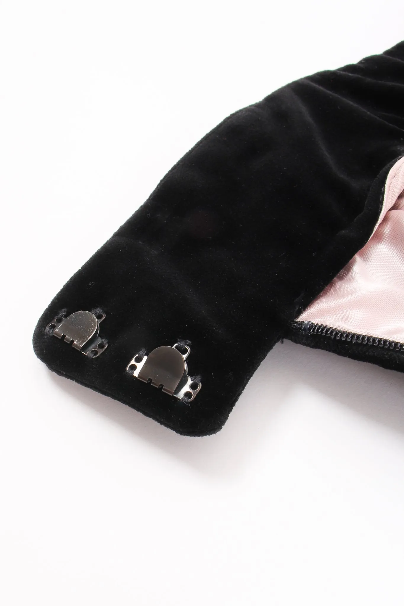 Velvet Yoke Cinch Skirt
