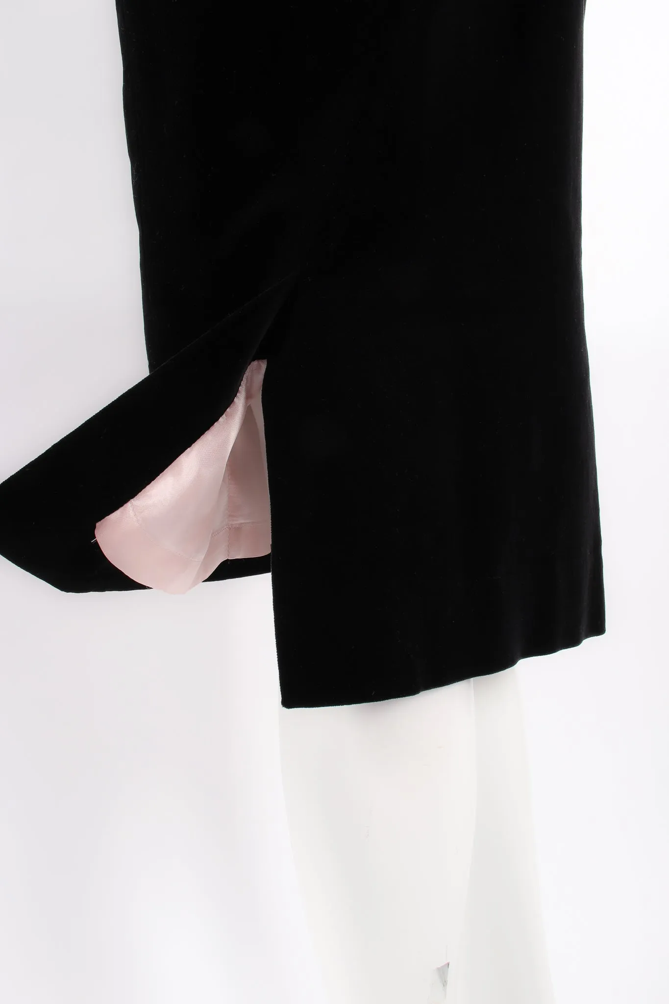 Velvet Yoke Cinch Skirt