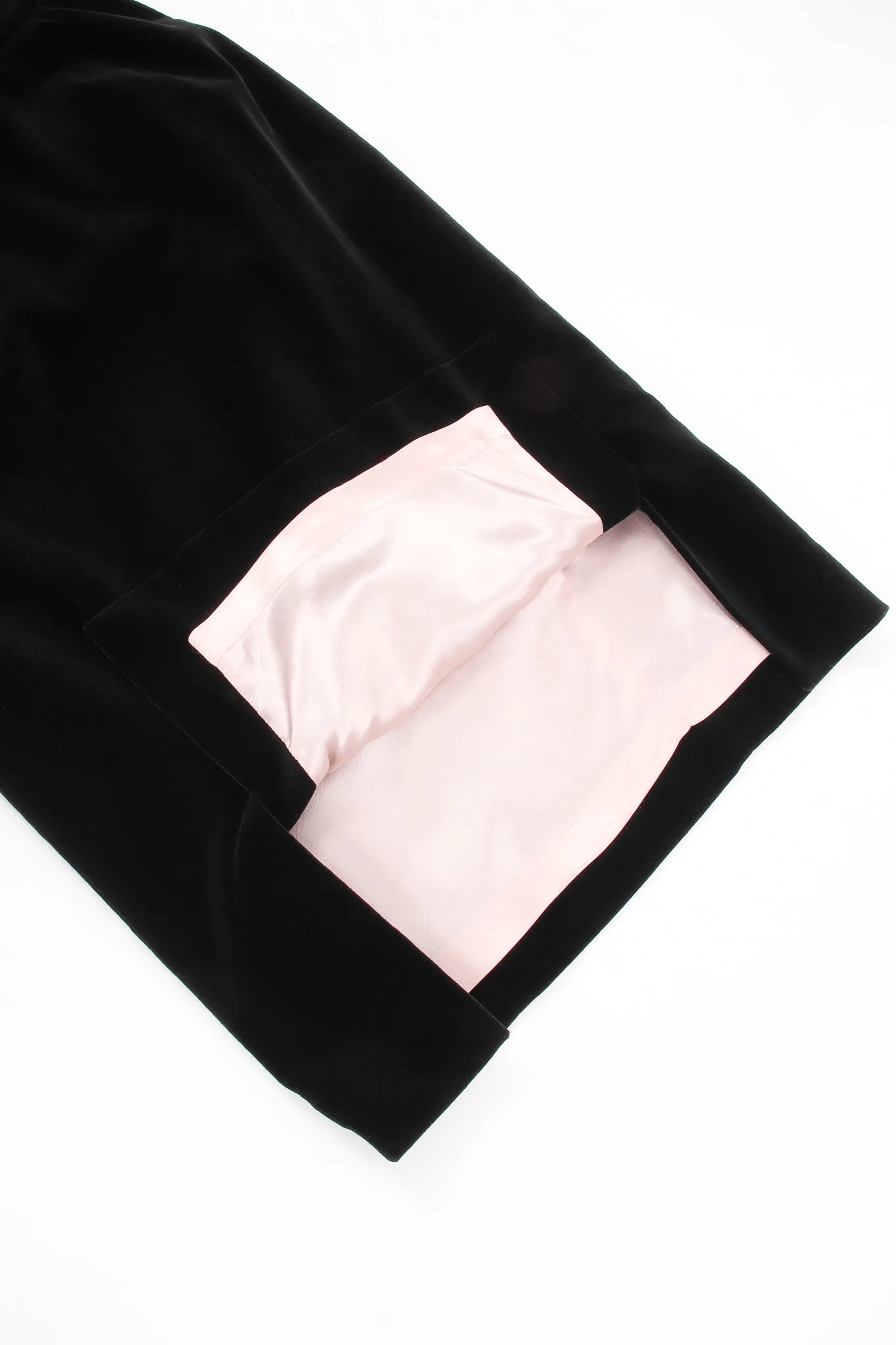 Velvet Yoke Cinch Skirt