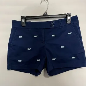 Vineyard Vines Women's Every Day Dark Blue Shorts Size 4 Style 2H1009