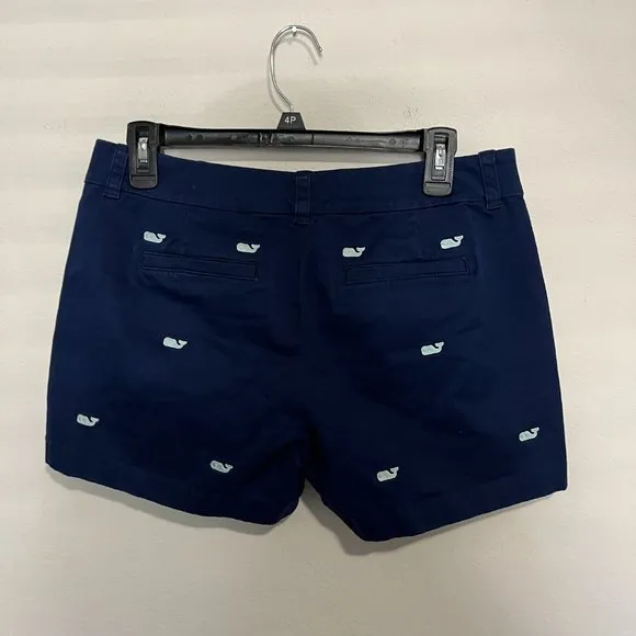 Vineyard Vines Women's Every Day Dark Blue Shorts Size 4 Style 2H1009
