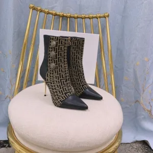 Woman Pointed-Toes Thin Heels Boots