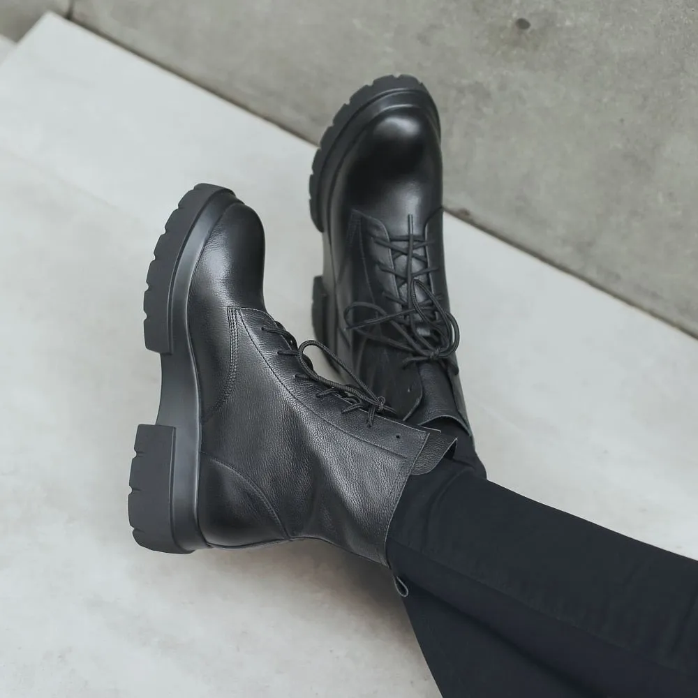 Women Genuine Leather Boots fashion Handmade autumn and winter Classic women's short boots warmshort boots plush shoes