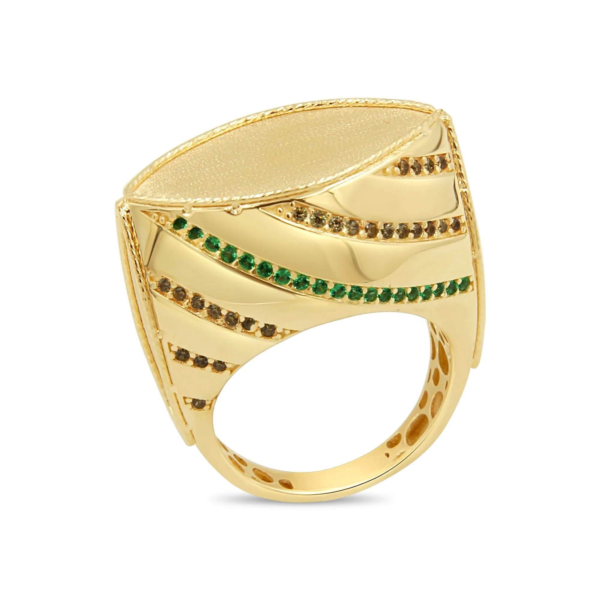 Women's Abstract Fancy ring in 14K
