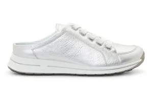 WOMEN'S ARA ORLANDO SLIP-ON SNEAKER | SILVER